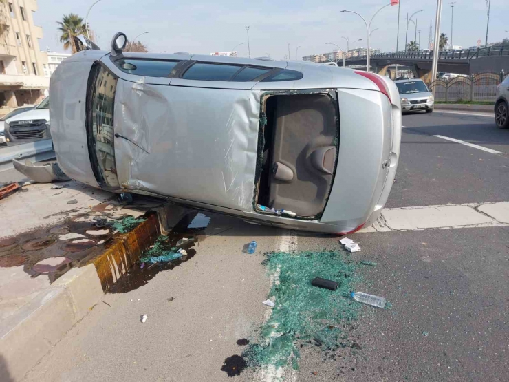 Şanlıurfa’da Otomobil Devrildi: 1 Yaralı