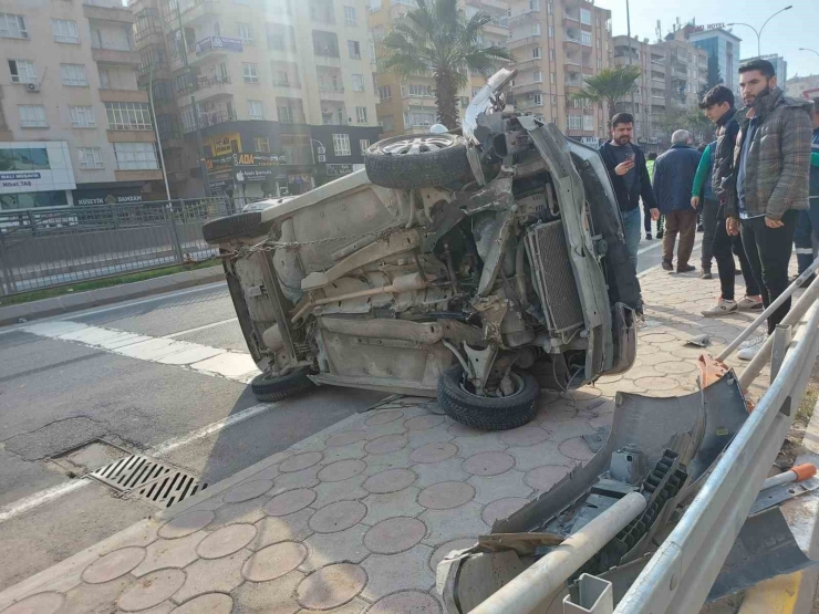 Şanlıurfa’da Otomobil Devrildi: 1 Yaralı