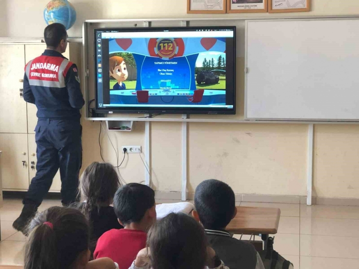 Jandarmadan Çocuklara Çevre Bilinci Eğitimi