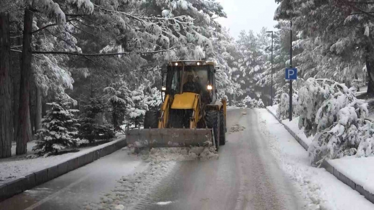 Gaziantep Beyaza Büründü, Kartpostallık Görüntüler Ortaya Çıktı