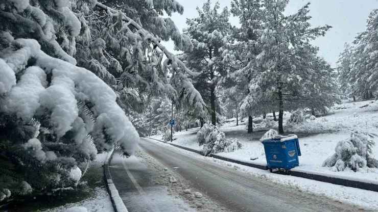 Gaziantep Beyaza Büründü, Kartpostallık Görüntüler Ortaya Çıktı