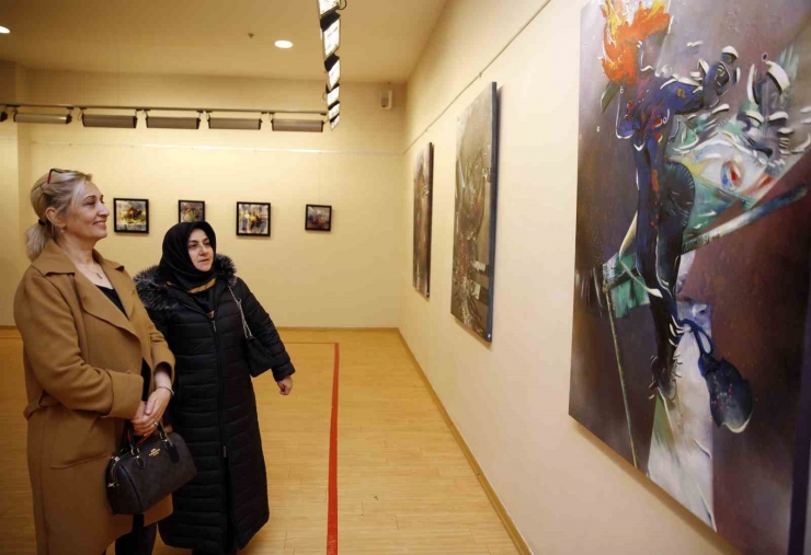 Sanko Sanat Galerisi’nde ‘ayıntab Bastası’ Temalı Resim Sergisi