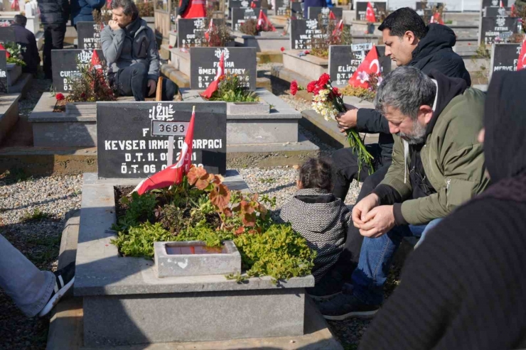 Gaziantep Protokolü, Deprem Mezarlığında Vatandaşları Yalnız Bırakmadı