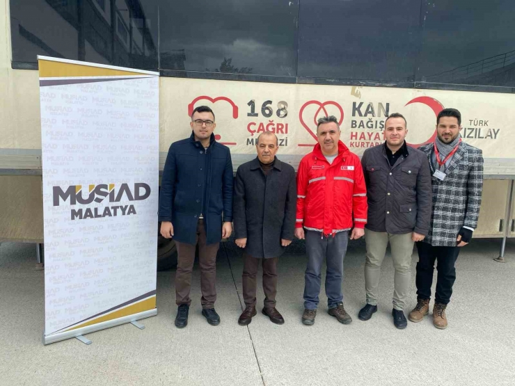 Müsiad Malatya Şubesinden Kan Bağışı Kampanyası