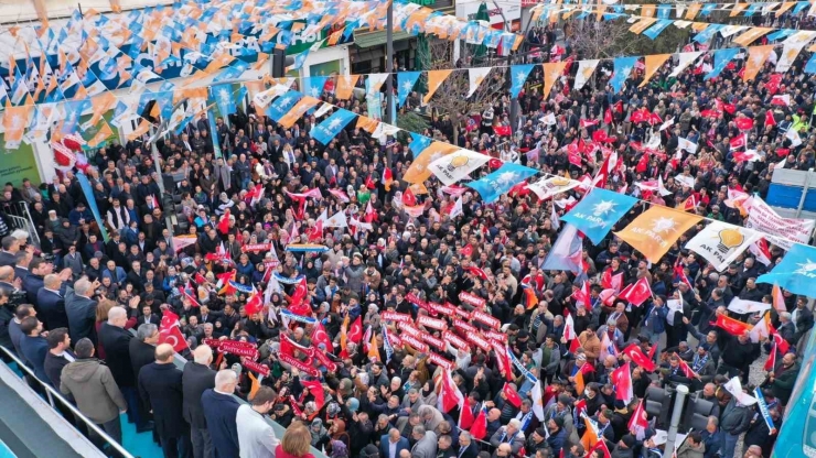 Şahin’den Miting Gibi Seçim İrtibat Ofisi Açılışı