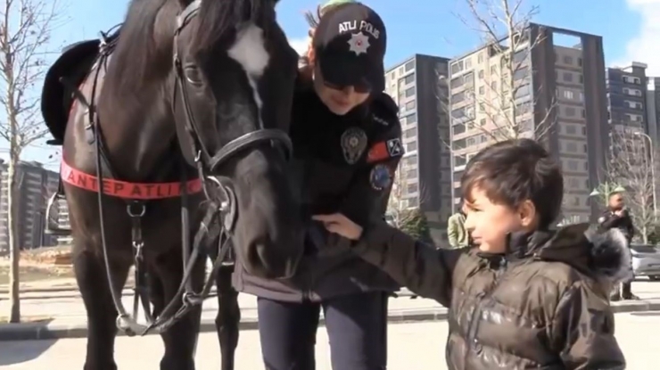 Atlı Polisler Gaziantep’te Göreve Başladı