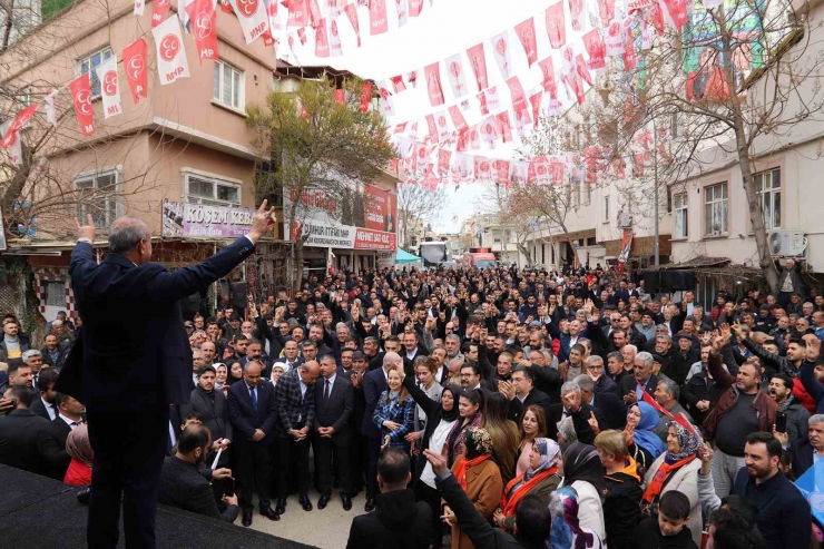 Oğuzeli’nde Miting Gibi Açılış