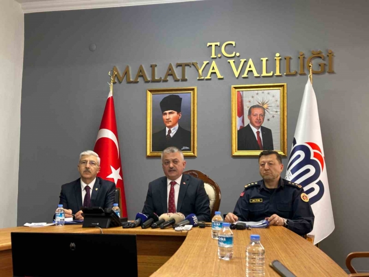 Vali Ersin Yazıcı, Malatya’daki Güvenlik Olaylarına İlişkin Bilgiler Verdi