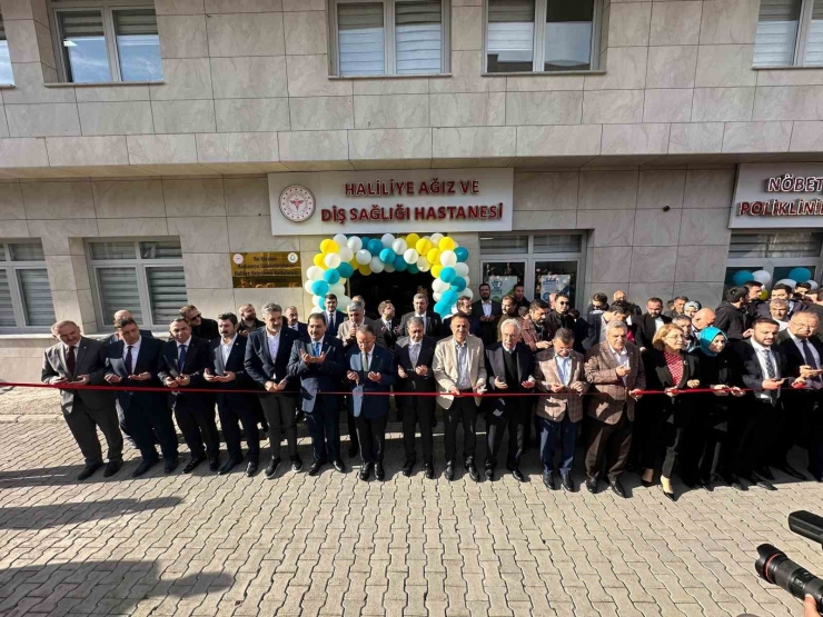 Haliliye Ağız Ve Diş Hastanesi Törenle Açıldı