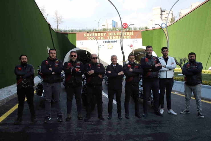 Tahmazoğlu 100. Yıl Tünelleri’nde Motosiklet Turu Attı