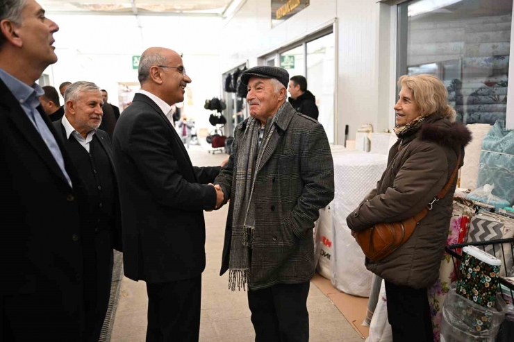 Ak Parti Malatya Büyükşehir Başkan Adayı Sami Er’den Esnaf Ziyaretleri