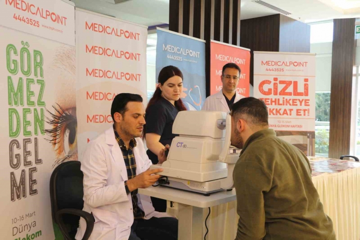 Medical Point’te Misafirlere Göz Tansiyonu Ölçümü Yapıldı