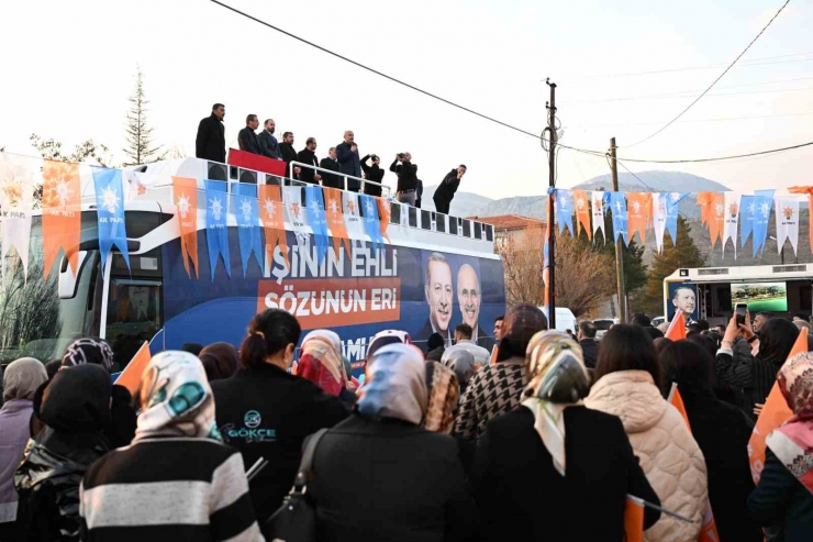 Ak Parti Malatya Büyükşehir Adayı Sami Er’e Sürgü’de Coşkulu Karşılama