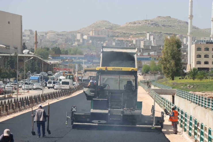 Akçakale Yolunda Asfalt Çalışması