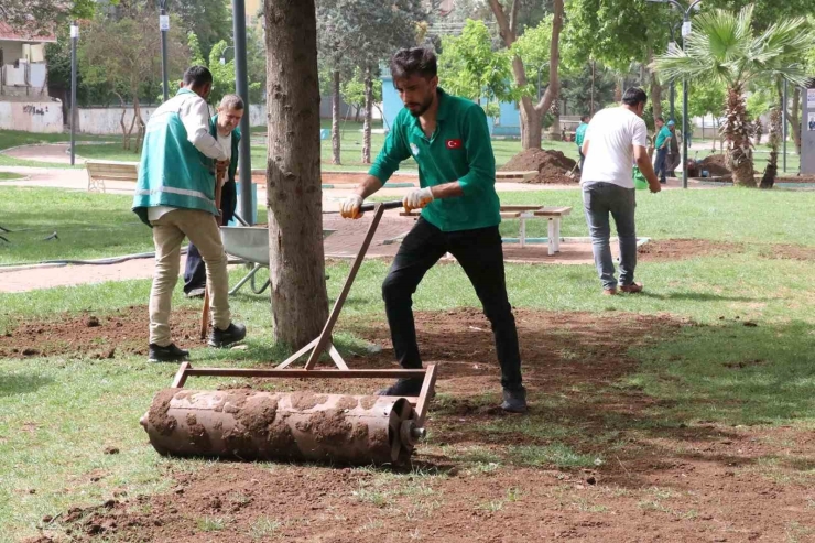 Haliliye’de Parklar Yaza Hazırlanıyor