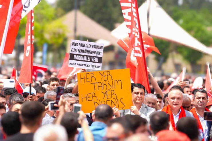 Yılmaz, İşçinin Bayram Coşkusuna Ortak Oldu