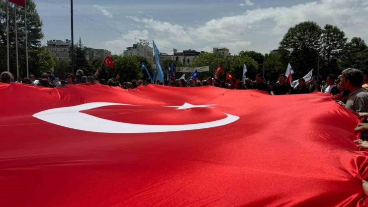 Gaziantep’te Şiddete Karşı Öğretmenler Basın Açıklaması Yaptı