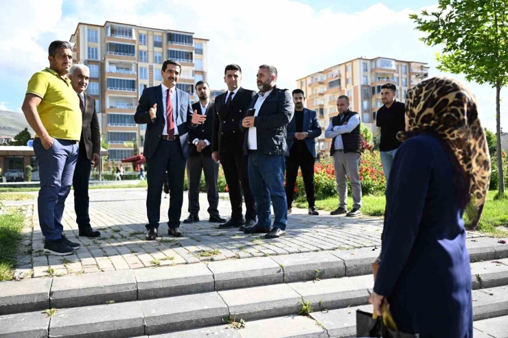 Taşkın’dan Parklarda İnceleme