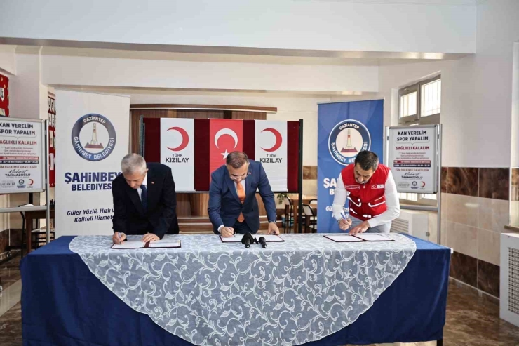 Şahinbey Belediyesi Kan Bağışı Protokolü İmzaladı