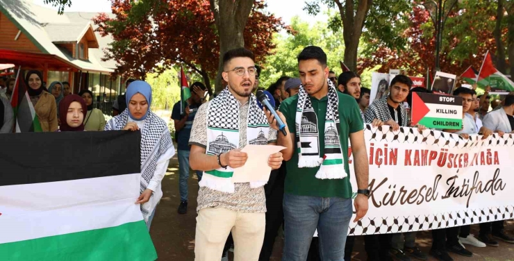 Gaün Öğrencilerinden İsrail’in Refah Saldırılarına Karşı Tepki