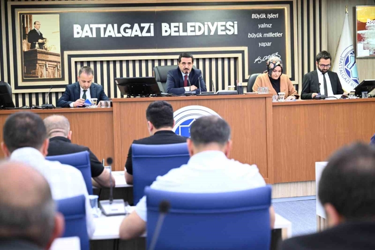 Battalgazi Belediyesi Haziran Ayı Olağan Toplantısını Tamamladı