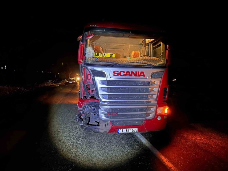 Malatya’da Traktör İle Tır Çarpıştı, 1 Yaralı