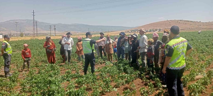 357 Mevsimlik Tarım İşçisine Jandarmadan Eğitim