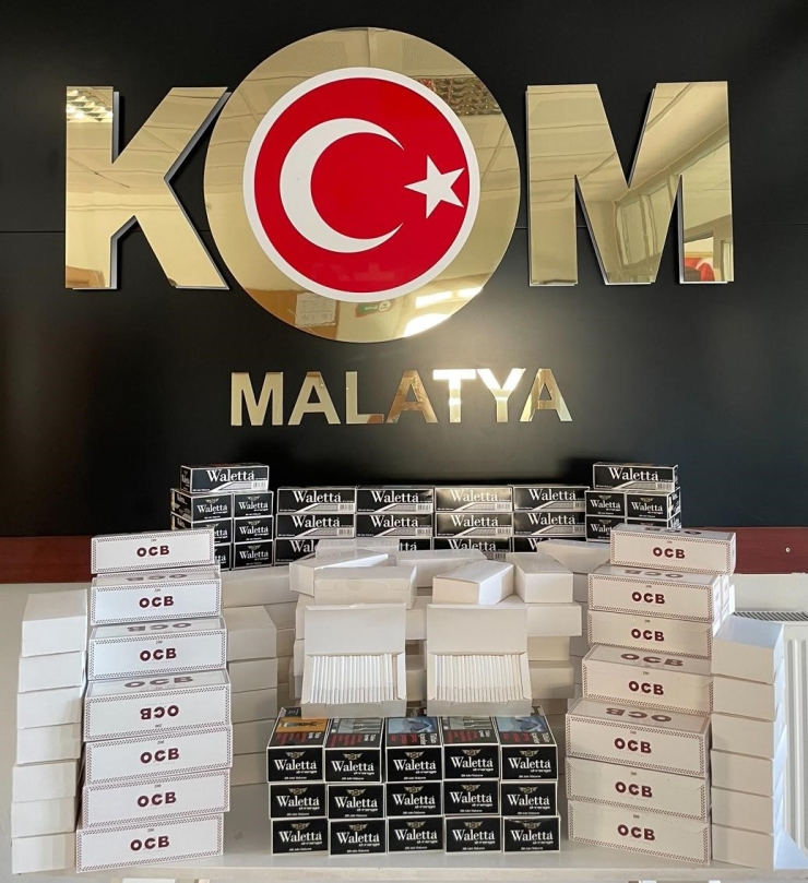 Malatya’da 74 Bin 400 Adet Kaçak Makaron Yakalandı