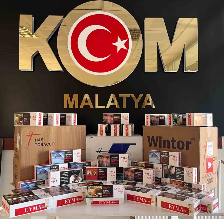 Malatya’da 74 Bin 400 Adet Kaçak Makaron Yakalandı