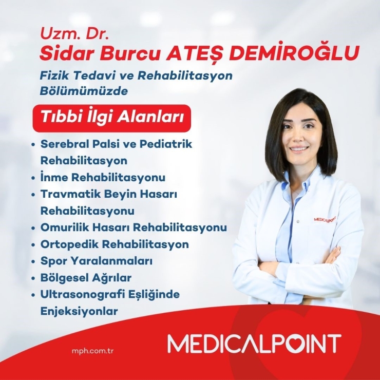 Fizik Tedavi Ve Rehabilitasyon Uzmanı Dr. Demiroğlu Hasta Kabulüne Başladı