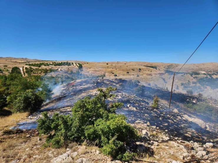 Malatya’da 3 Ayrı Noktada Ot Yangını