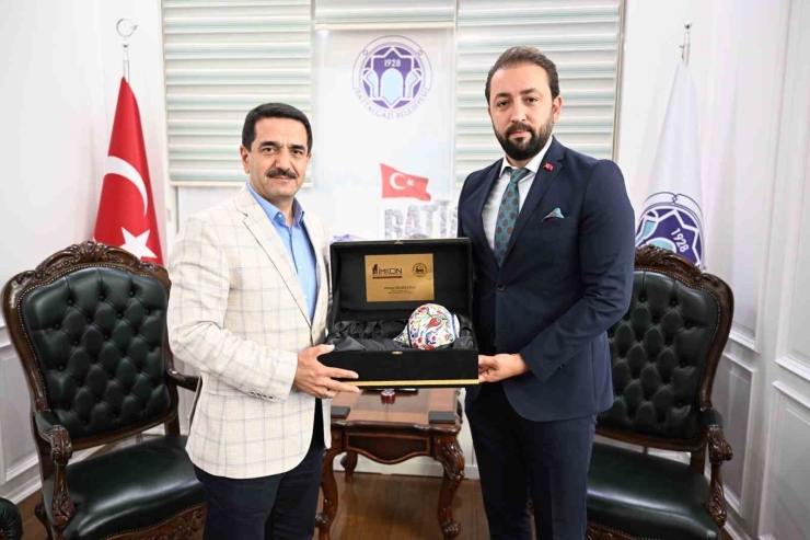 Mimder Başkanı Bülbüloğlu, Başkan Taşkın İle Bir Araya Geldi