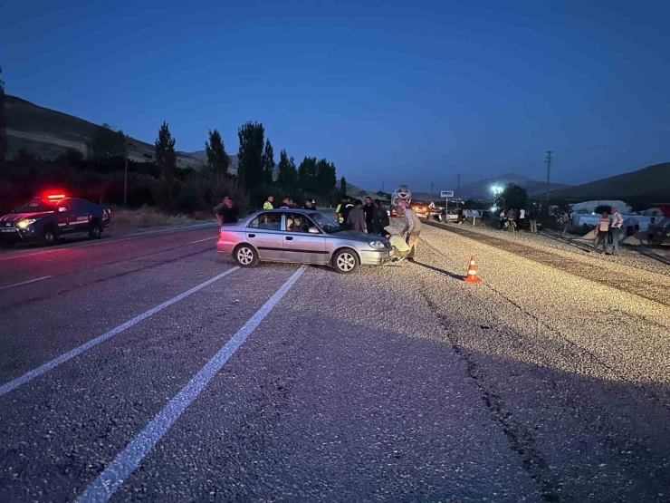 Malatya’da Otomobil İle Motosiklet Çarpıştı: 1 Yaralı