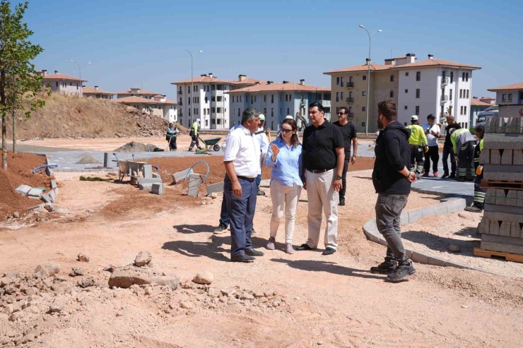 Yılmaz, Sosyal Yaşam Kalitesini Artıracak Projeleri Yerinde İnceledi