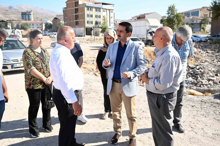 Başkan Taşkın’dan Niyazi Mısri Mahallesi’nde İnceleme