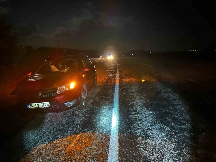 Malatya’da Otomobil İle Motosiklet Çarpıştı