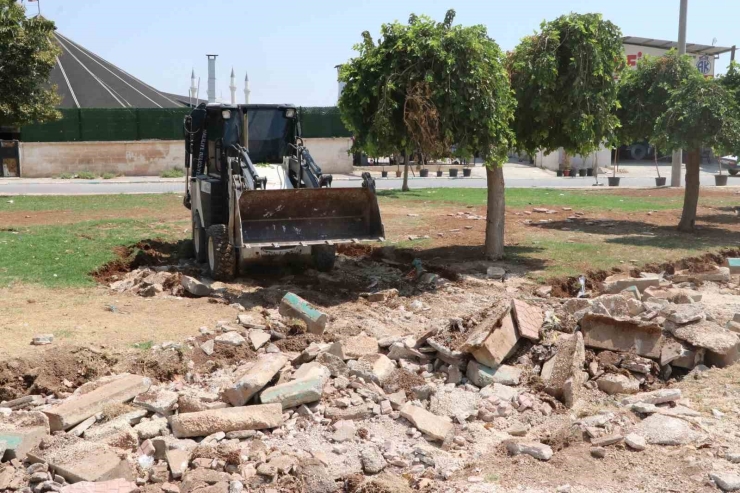 Haliliye’de Yeni Park Çalışmaları Sürüyor