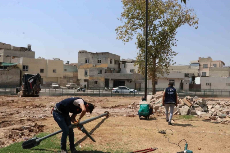 Haliliye’de Yeni Park Çalışmaları Sürüyor