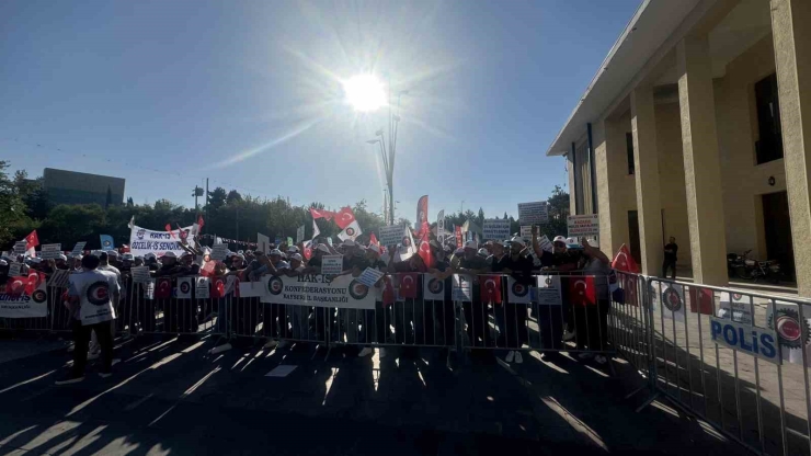 Hak-iş Gaziantep’te Miting Düzenledi