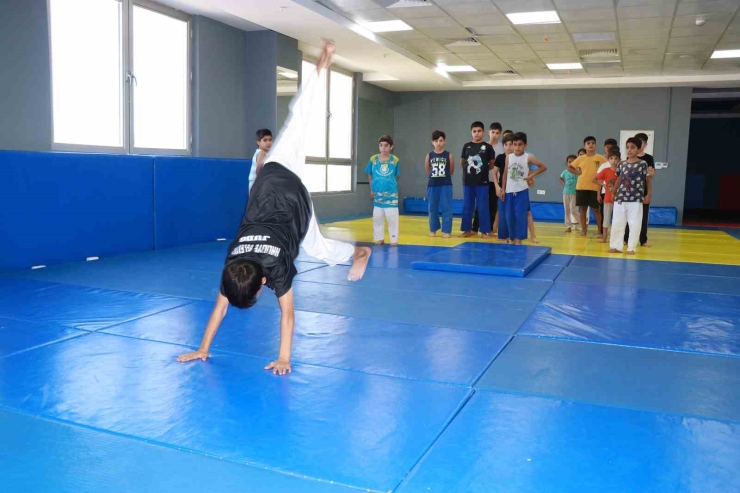 Şanlıurfa’da Minikler Judo Kursu İle Gelişimlerine Katkı Sağlıyor