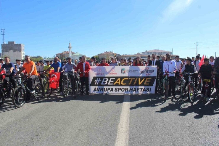 Kahta’da Avrupa Spor Haftası Kapsamında Bisiklet Etkinliği Düzenlendi