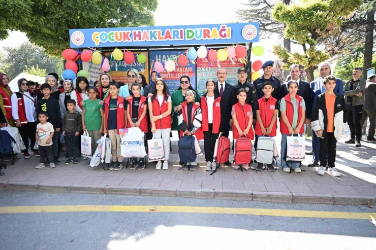 Malatya’da "çocuk Hakları Durağı" Etkinliğiyle Farkındalık Artırıldı