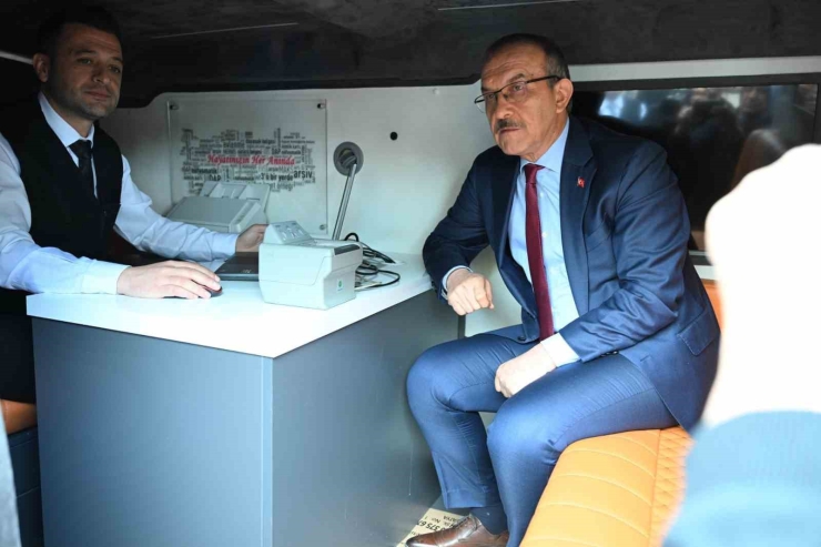 Malatya’da Nüfus Mobil Hizmet Aracı Tanıtıldı