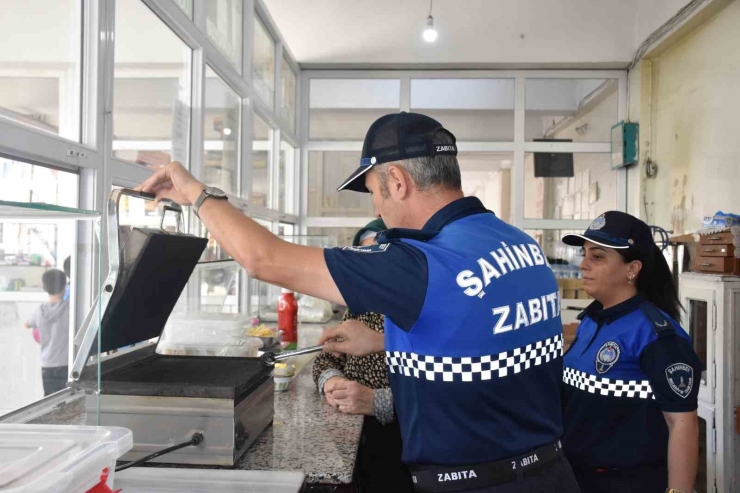 Şahinbey’de Zabıta Ekipleri Kantinleri Denetledi