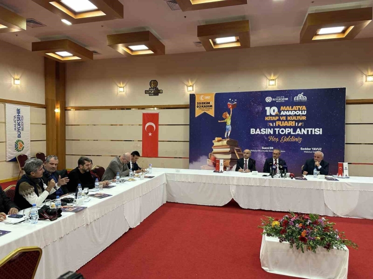 Malatya Anadolu Kitap Ve Kültür Fuarı 10. Yılında Yeniden Başlıyor