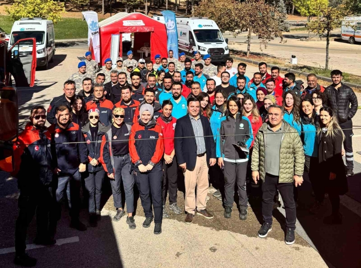 Gaziantep’te Film Sahnelerini Aratmayan Tatbikat