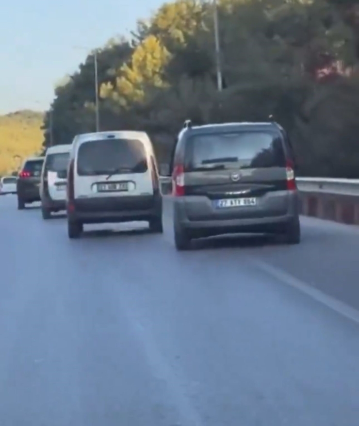 Gaziantep’te Makas Atan Sürücü Trafiği Tehlikeye Soktu