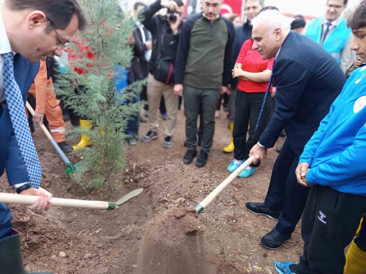 Diyarbakır’da Fidanlar Toprakla Buluştu