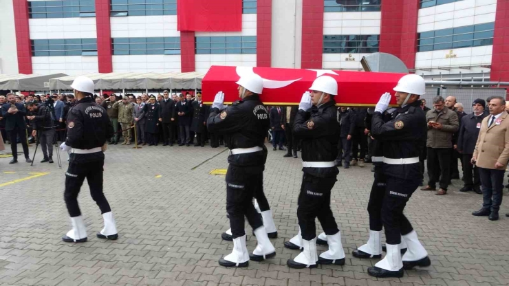 Malatya’da Kazada Şehit Olan Polis Memuru İçin Tören Düzenlendi