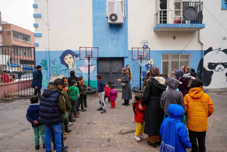 Diyarbakır’da Çocuklar ‘sanat Ve Spor Şenliği’nde Eğlendi